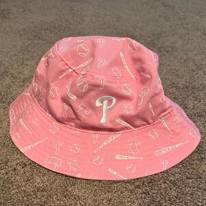 Pink Phillies Bucket Hat